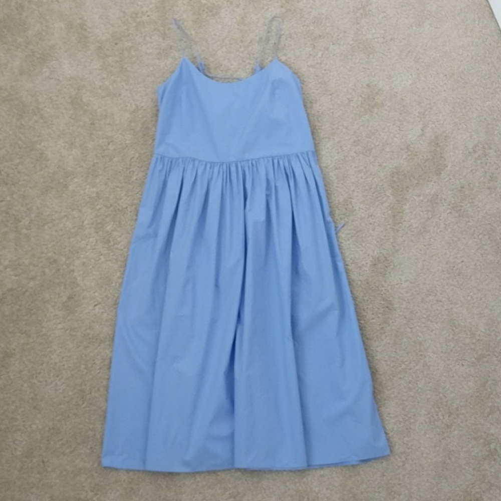 Light Blue Cotton Summer Dress